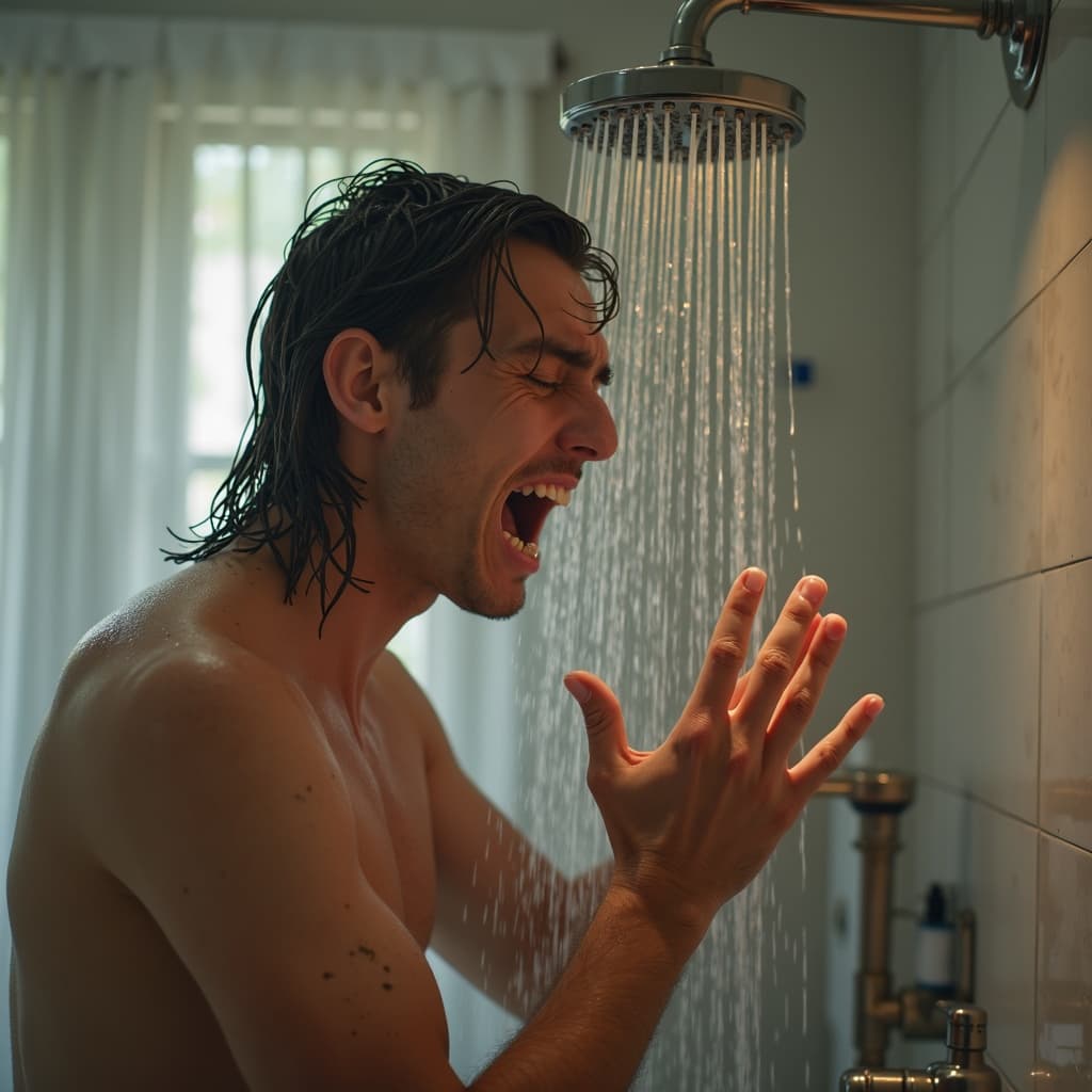 L'eau froide gâche vos matinées